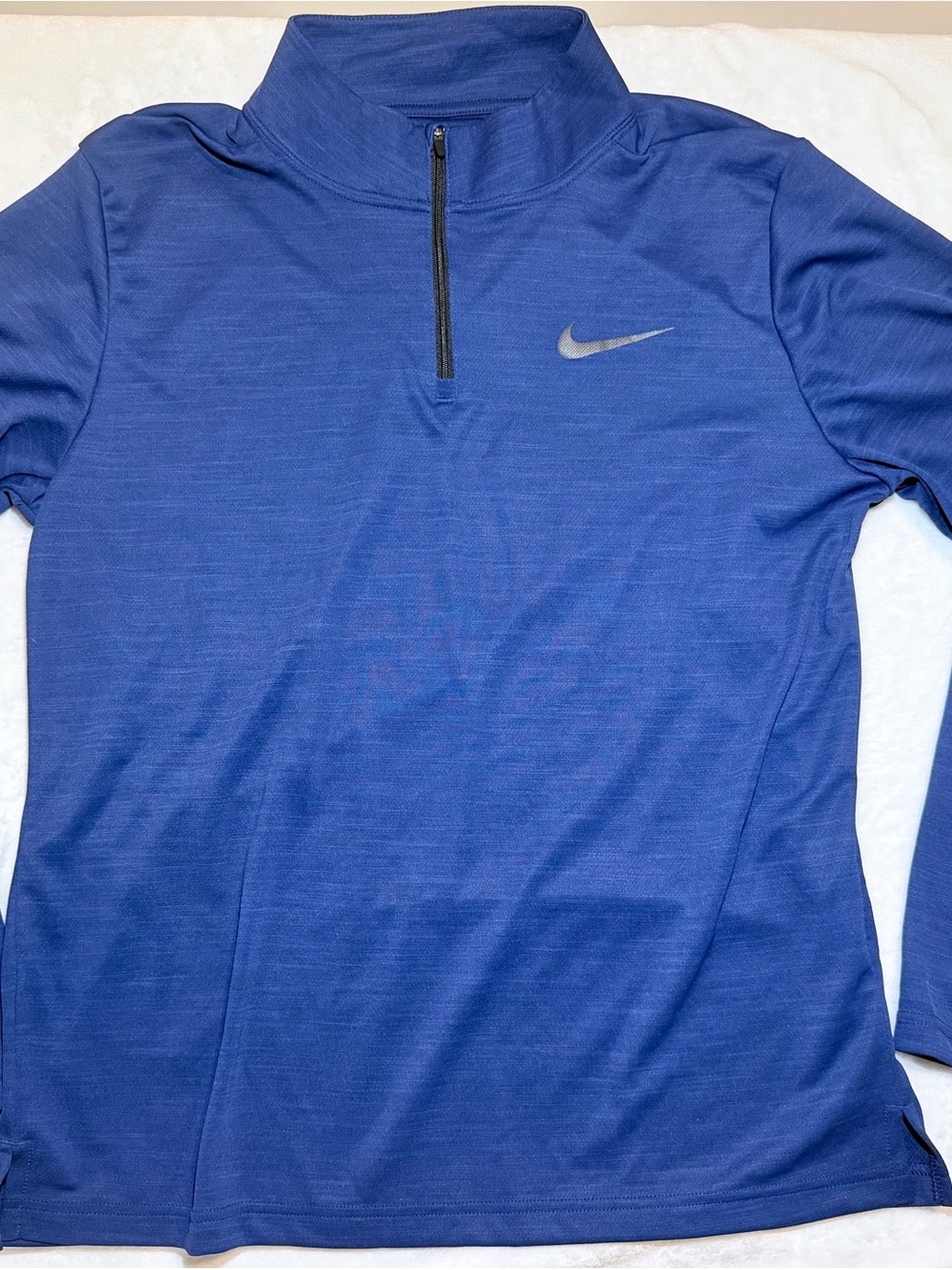 Nike Men's Royal Blue Quarter-Zip Performance Pullover